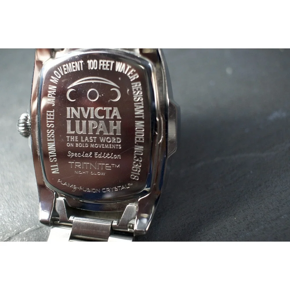 Invicta Lupah Special Edition Watch 33619 (0.05ct Diamonds) Tritnite New Batt